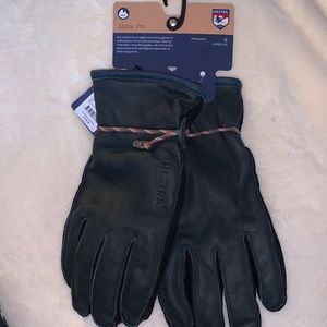 Brand new men’s Hestra alpine pro leather gloves